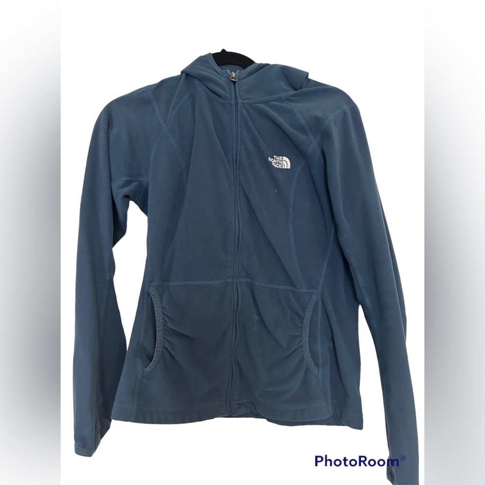 The North face Hoodie Zip up Fleece Jacket